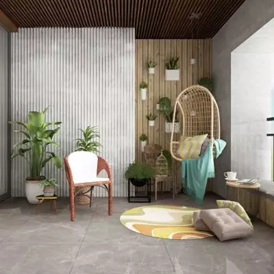 伟德BETVLCTOR1946始于英国客厅通体瓷砖效果图