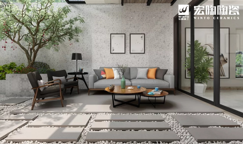 伟德BETVLCTOR1946始于英国岩板蕴厚瓷砖装修效果图