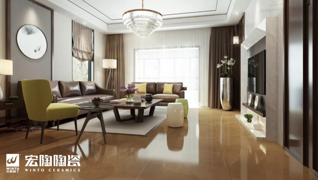 伟德BETVLCTOR1946地砖盛行趋向之国潮成效图