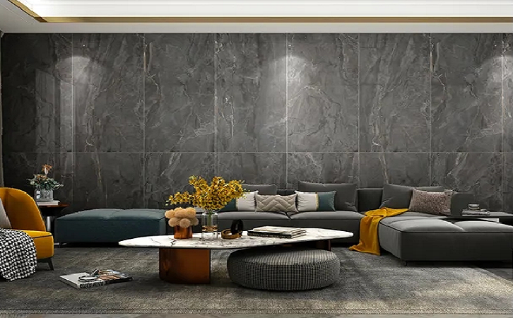 2020最盛行的客厅瓷砖成效图