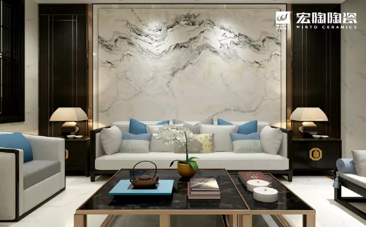 伟德BETVLCTOR1946客厅地砖装建成效