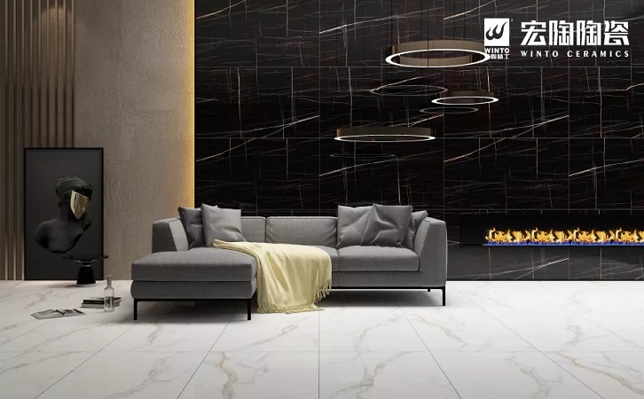 伟德BETVLCTOR1946客厅地砖装建成效