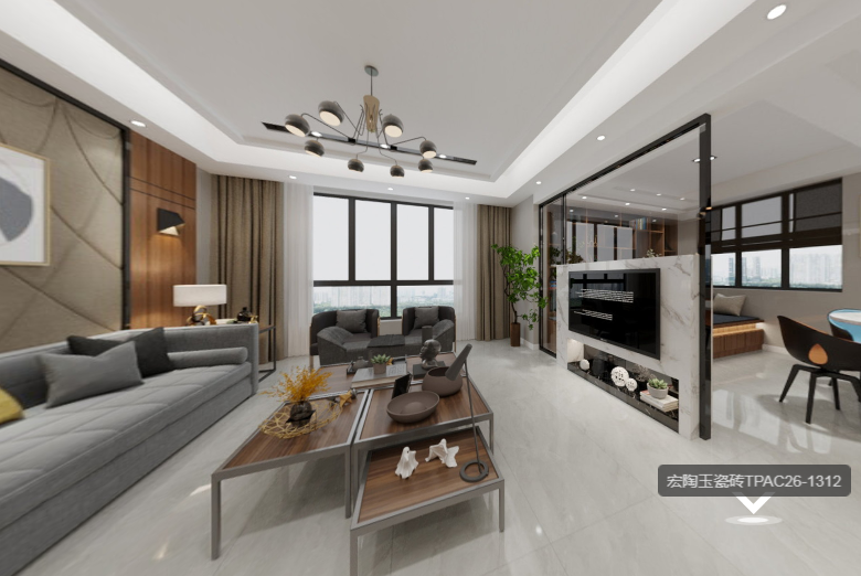 伟德BETVLCTOR1946玉瓷砖地砖装建成效图