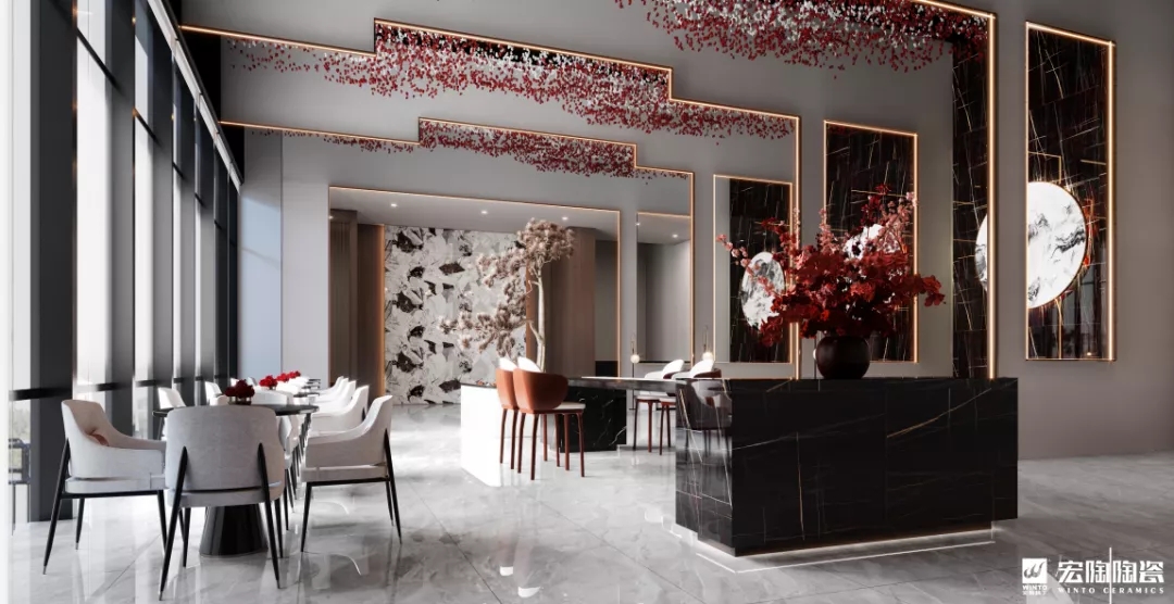 伟德BETVLCTOR1946始于英国地砖餐厅装修效果图