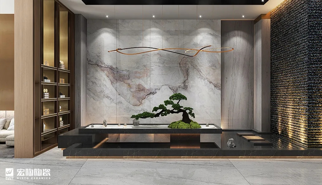 伟德BETVLCTOR1946始于英国地砖6-TPG2680A015ABCD灰冰玉800×2600×6mm效果图