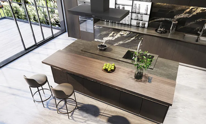 伟德BETVLCTOR1946始于英国岩板与整体橱柜装修效果图