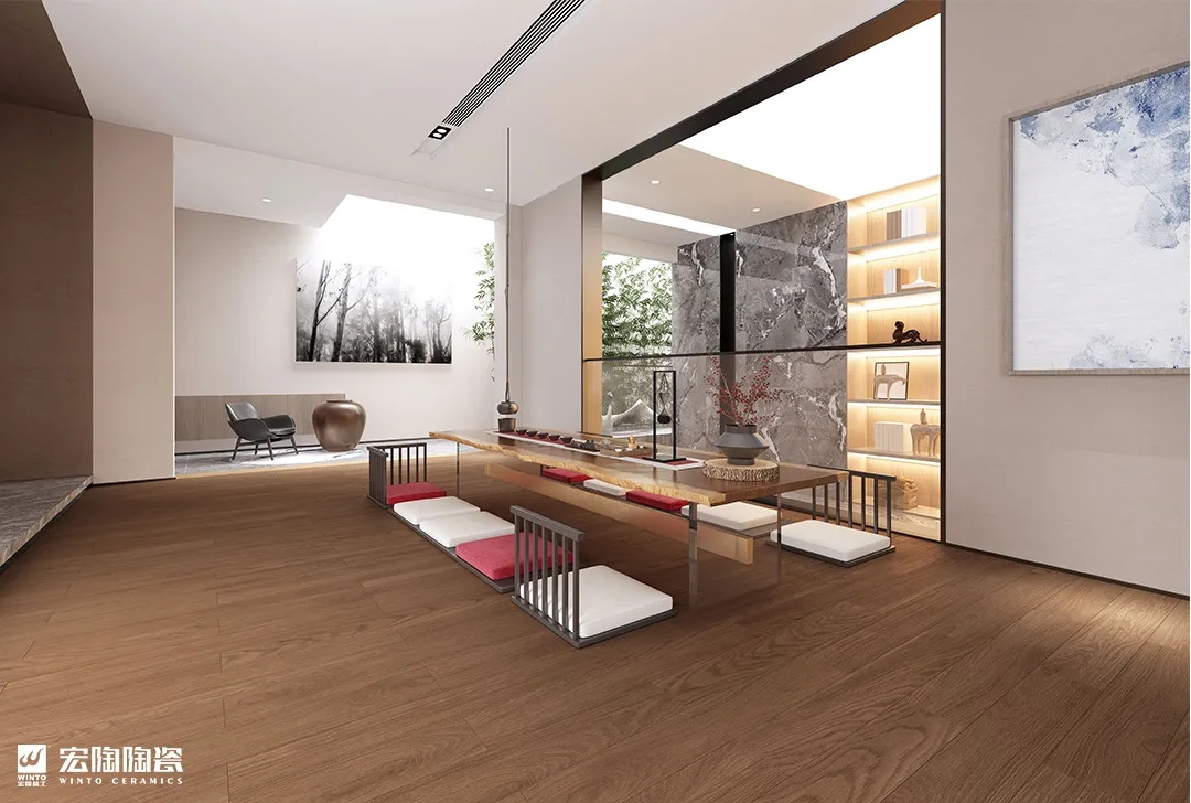 伟德BETVLCTOR1946始于英国TCB1220009加州胡桃地砖装修效果图