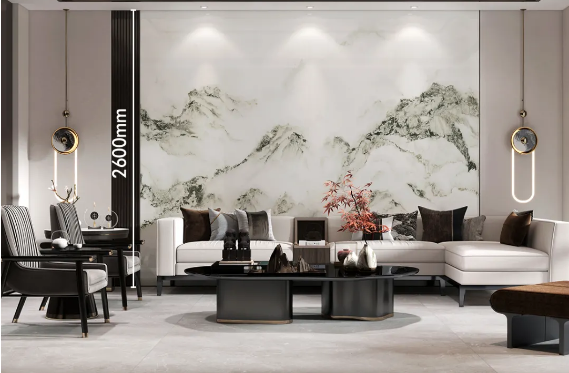 伟德BETVLCTOR1946始于英国800×2600mm岩板新中式效果图