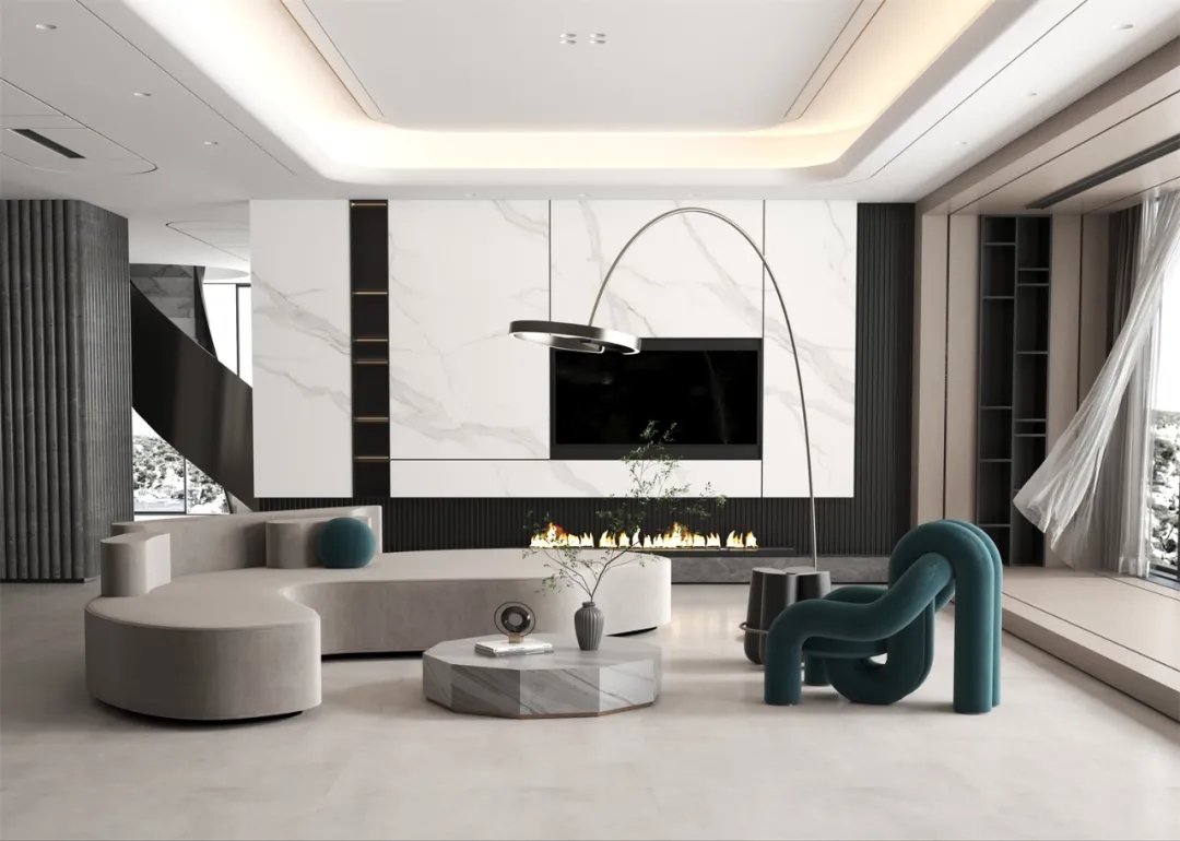 伟德BETVLCTOR1946始于英国1200x2400mm大规格全岩密缝铺效果图