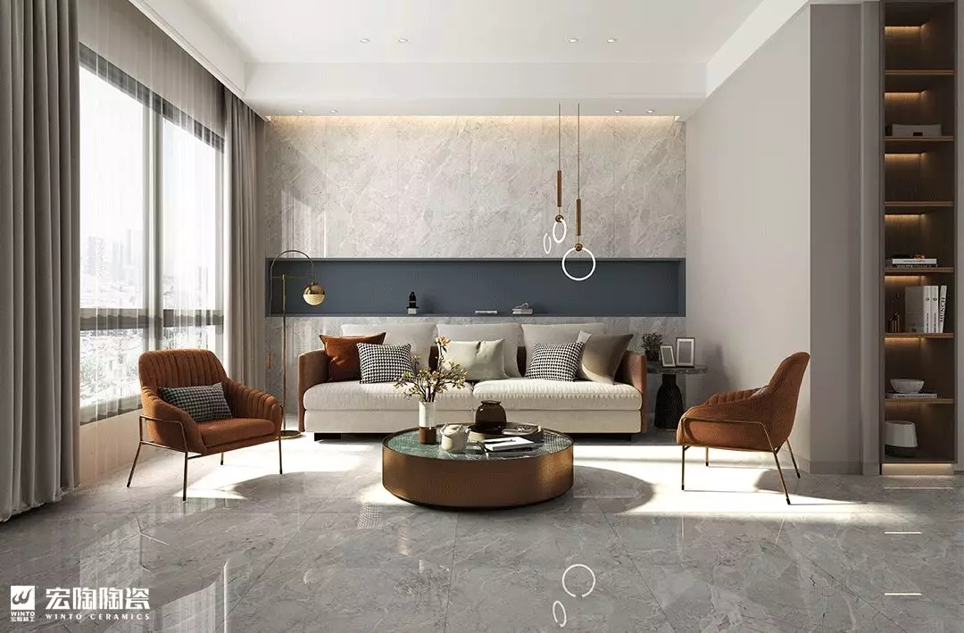 伟德BETVLCTOR1946始于英国卡地亚灰TPGM157040 瓷砖和地砖大理石纹理装修效果图