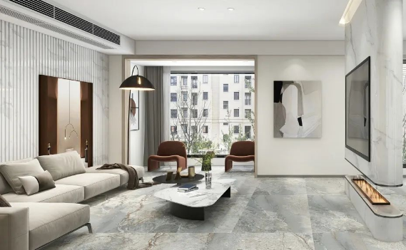 伟德BETVLCTOR1946始于英国质感砖大客厅效果图展示