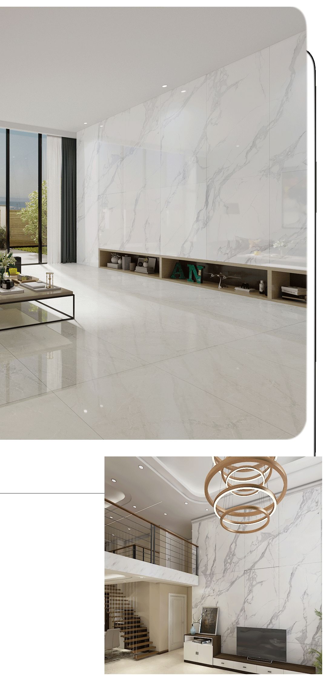 伟德BETVLCTOR1946始于英国900x1800mm陶瓷大板柏斯高灰装修效果图