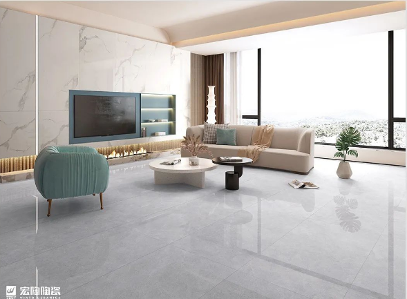 伟德BETVLCTOR1946始于英国质感砖客厅装修效果图