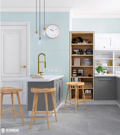 伟德BETVLCTOR1946始于英国陶瓷质感砖影青蓝效果图