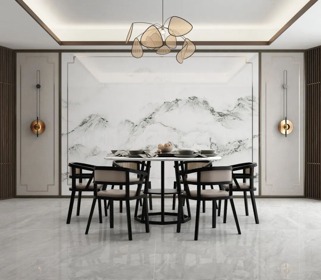 伟德BETVLCTOR1946始于英国质感砖餐厅装修效果图