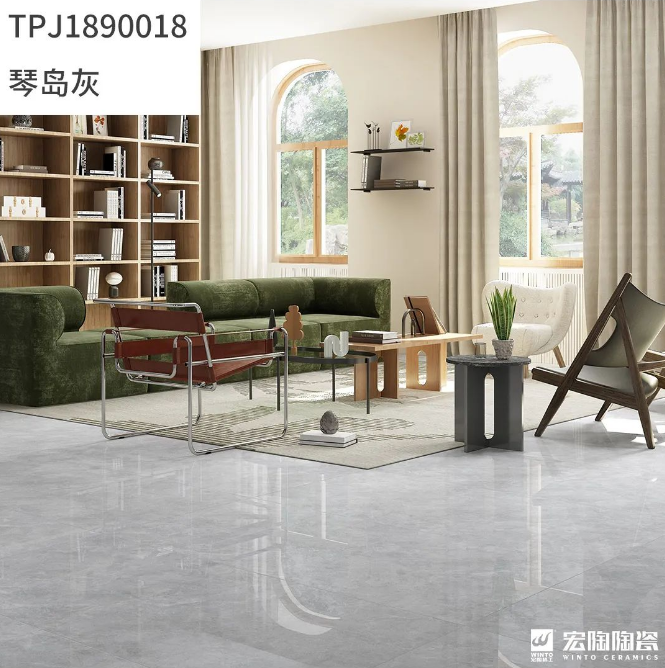 伟德BETVLCTOR1946始于英国地砖TPJ1890018琴岛灰效果图