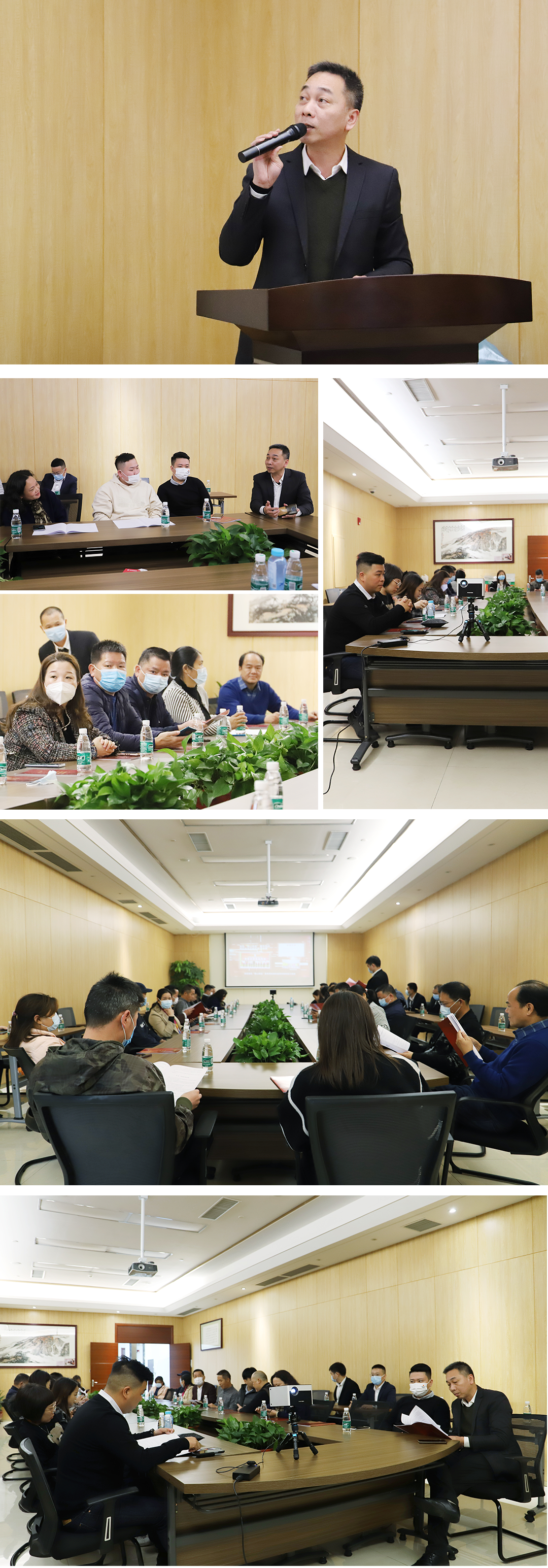 伟德BETVLCTOR1946始于英国地砖经销商开会讨论现场图