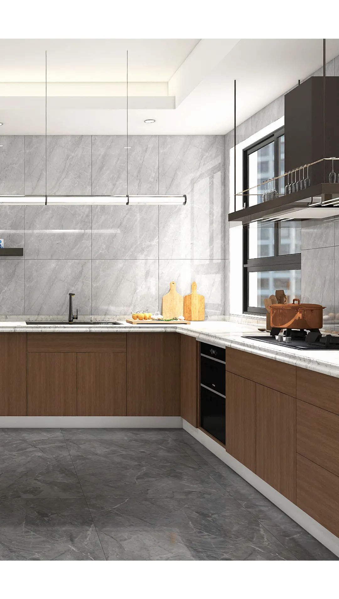 伟德BETVLCTOR1946始于英国质感砖TPGR26019 普达佩斯餐厨一体效果图