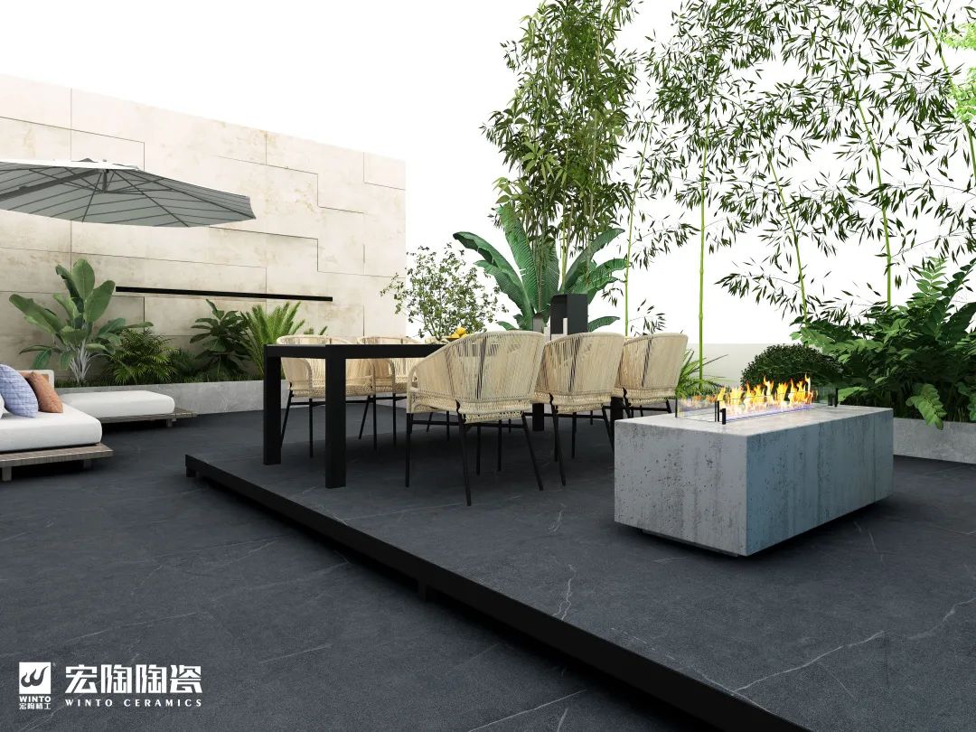 伟德BETVLCTOR1946始于英国防滑砖珀斯深灰装修效果图