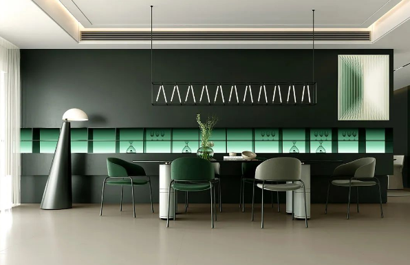 伟德BETVLCTOR1946始于英国皓影质感砖餐厅装修效果图